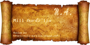 Mill Aurélia névjegykártya